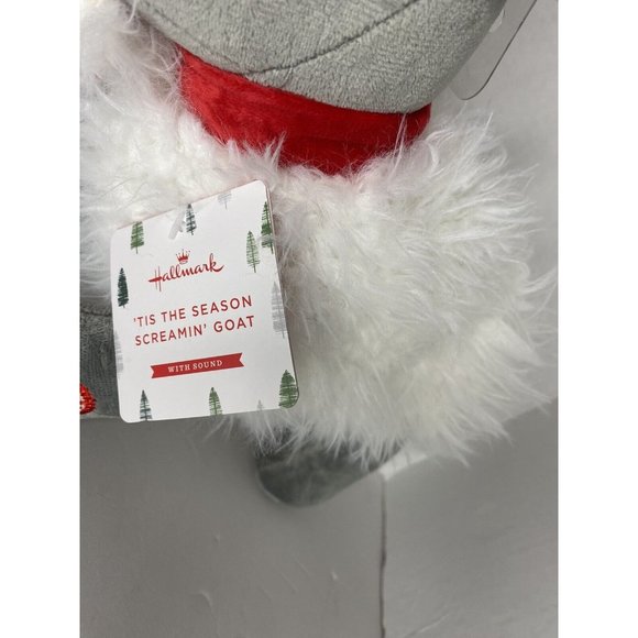 TIS THE SEASON SCREAMING GOAT PLUSH WITH SOUND CHRISTMAS New VIDEO 12" - Picture 4 of 5